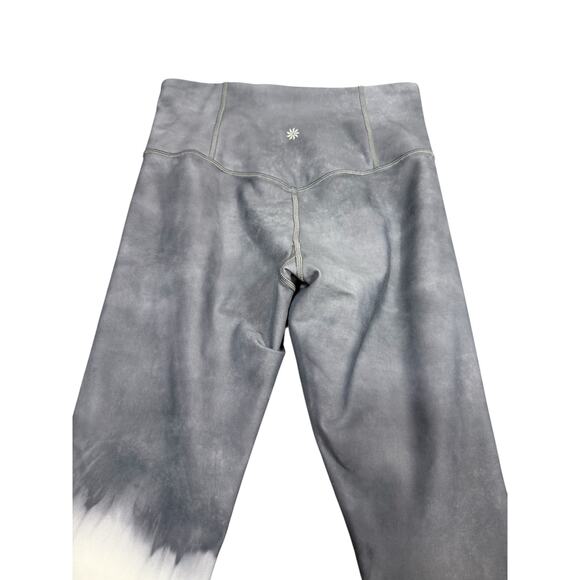 Athleta Elation 7/8 Leggings Gray Tie Dye Ombre – Size Small - Picture 3 of 5